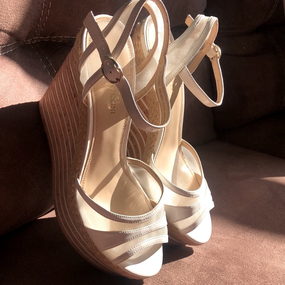 Enzo Angiolini platform cork sandals